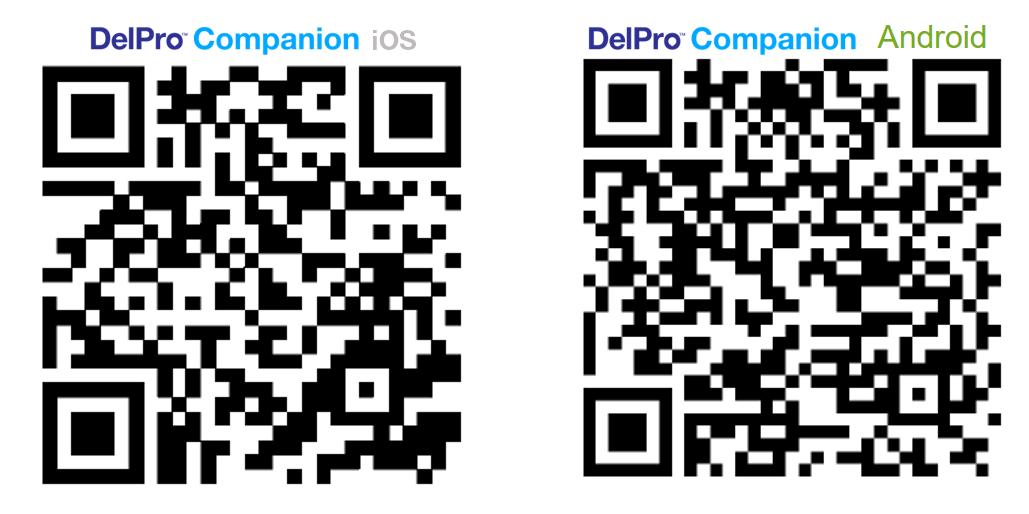 DelPro Companion - app store QR-code