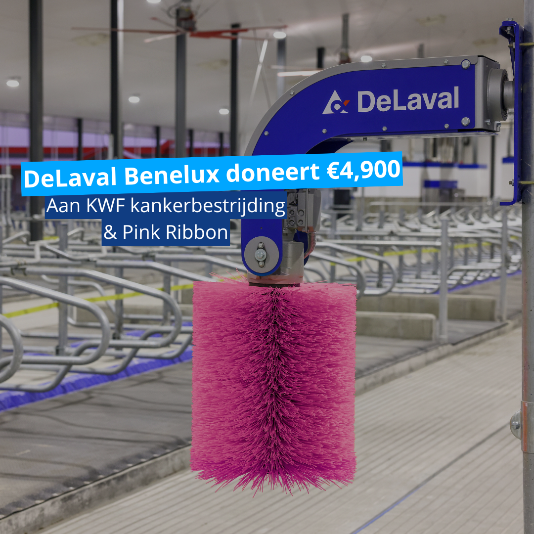 Donatie Pink Brush campagne DeLaval