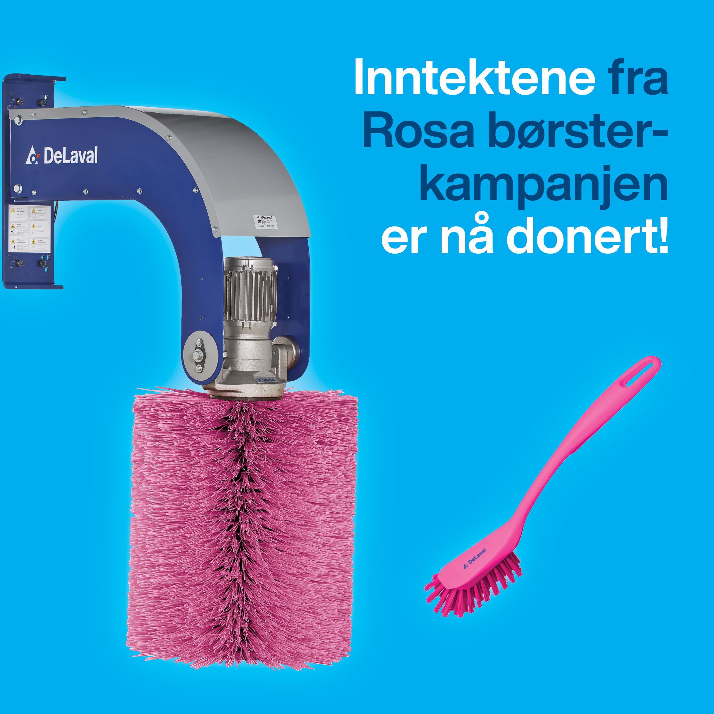 Inntektene er donert!